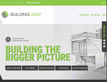 Tablet Screenshot of buildinglines.com.au